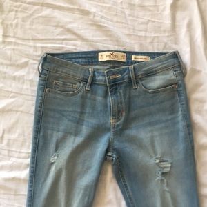 hollister low rise super skinny jeans
